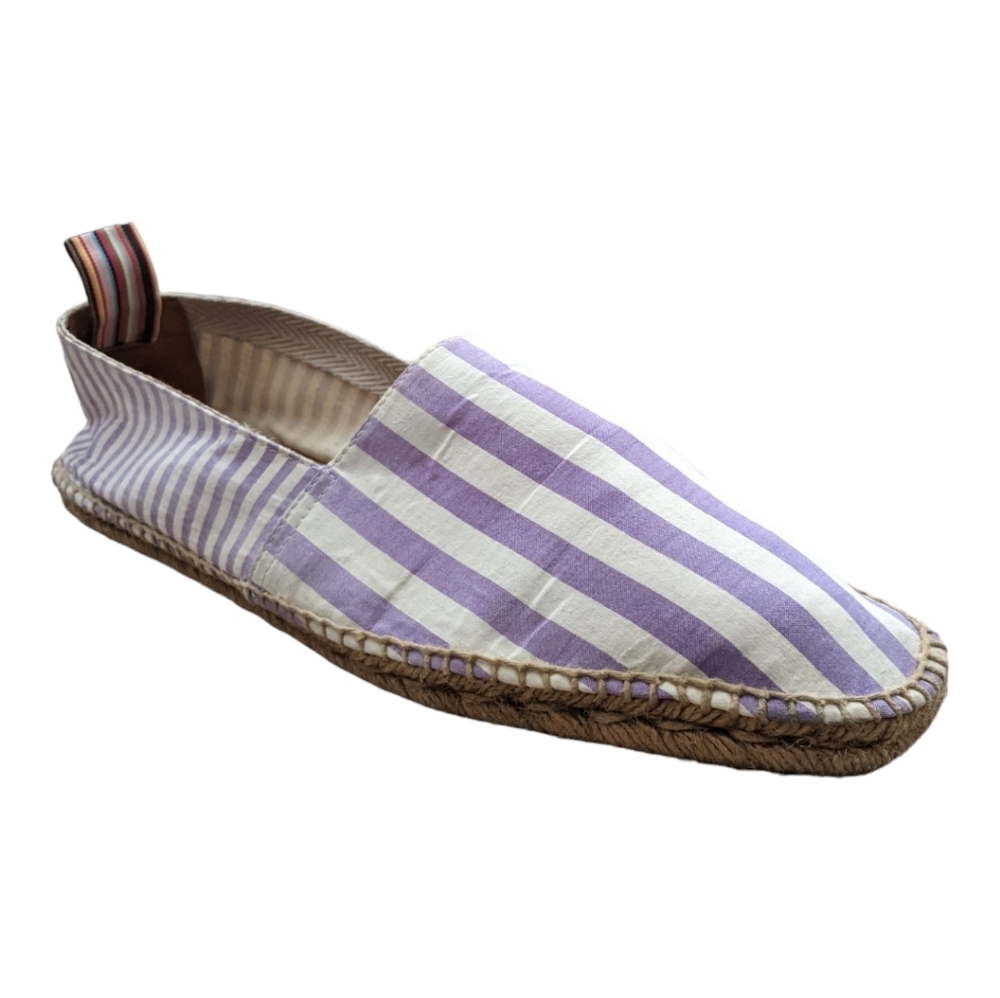 Paul Smith x Castañer White/ Stripe Espadrilles, 43
